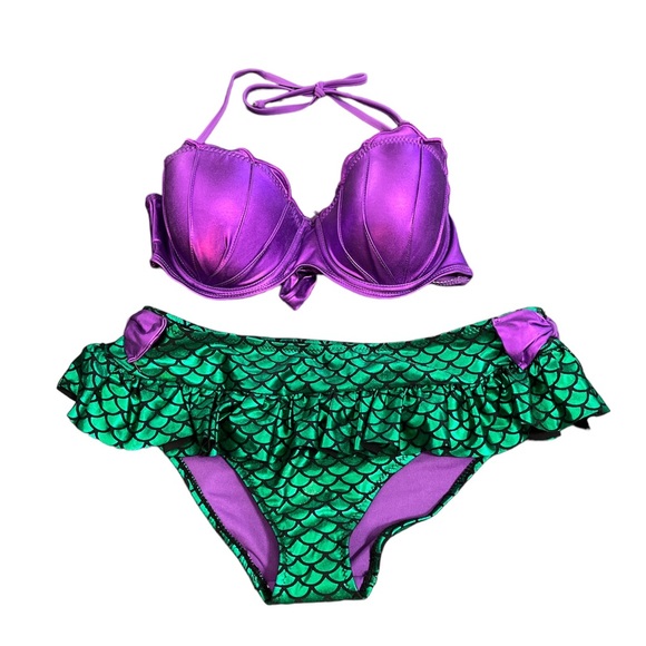 Disney Swim Disney Little Mermaid Bikini Swim Set Poshmark